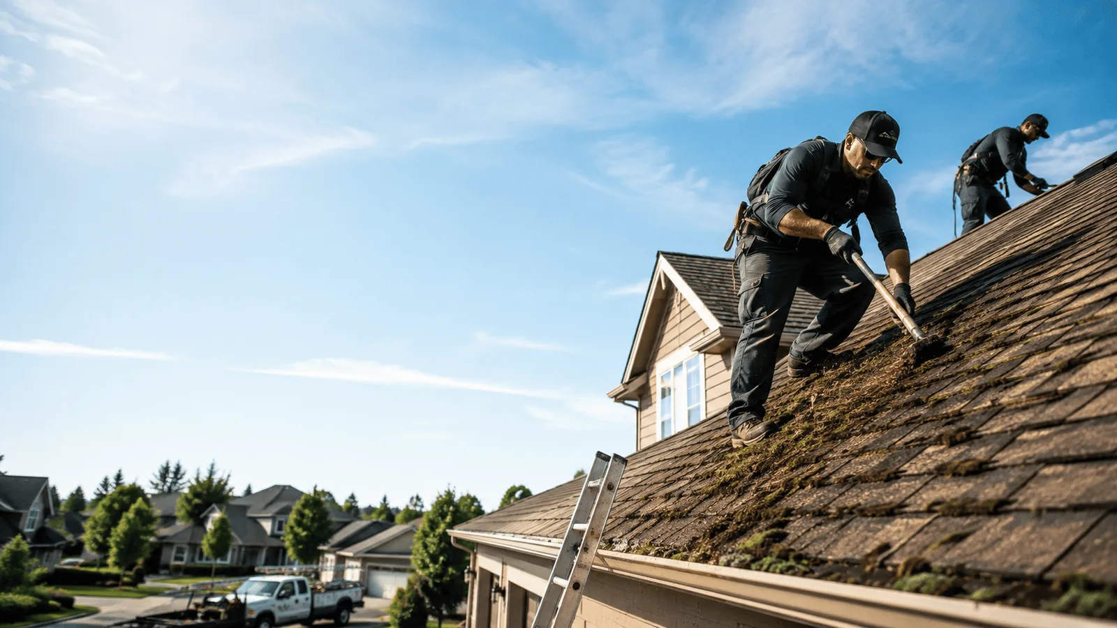 Roof Moss Removal in Yorkshire, OH near me